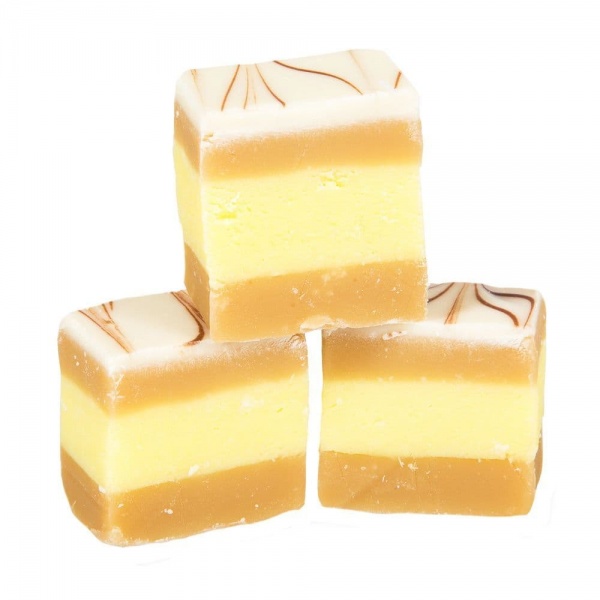 Vanilla Custard Slice Flavour Luxury Hand Made Nougat Fudge Factory