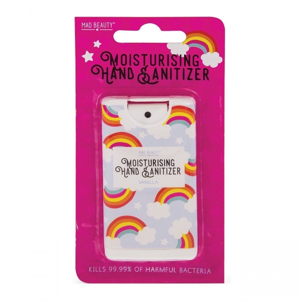 Vanilla Rainbow Moisturising Hand Sanitizer Spray 15ml Mad Beauty