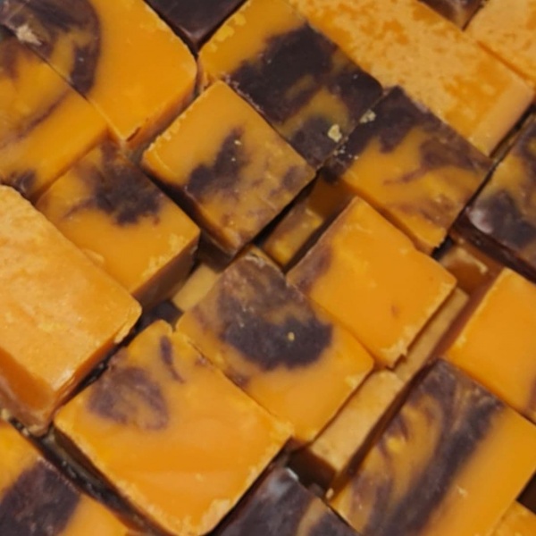 Vegan Chocolate Orange Flavour Dairy Free Luxury Hand Made Fudge Factory