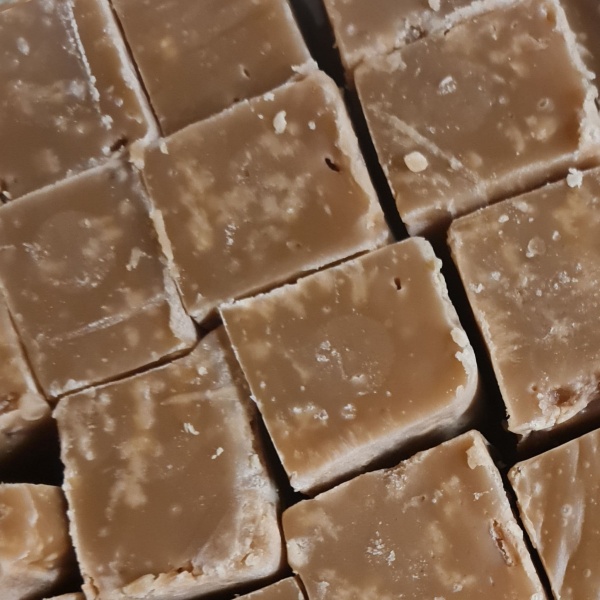 Vegan Salted Caramel Flavour Dairy Free Luxury Hand Made Fudge Factory