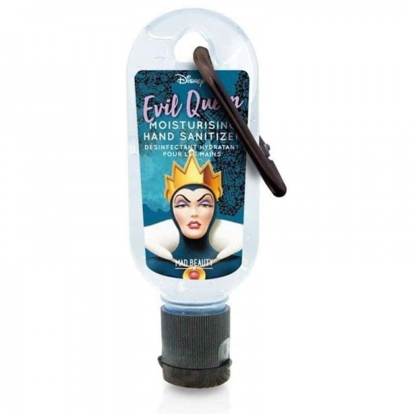 Villains Disney Clip & Clean Moisturising Travel Hand Sanitizer Gel 30ml Mad Beauty (1 Supplied)