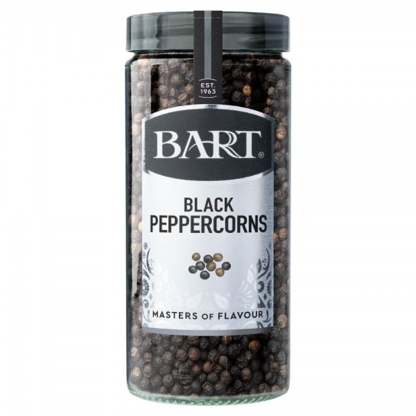 Whole Black Peppercorns Jar Bart 111g