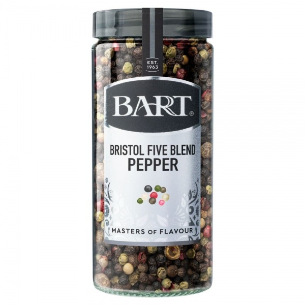Whole Bristol Five Blend Peppercorns Jar Bart 92g