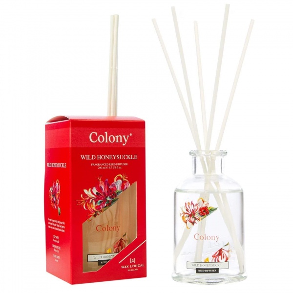 Wild Honeysuckle Fragranced Reed Diffuser Colony Wax Lyrical 200ml