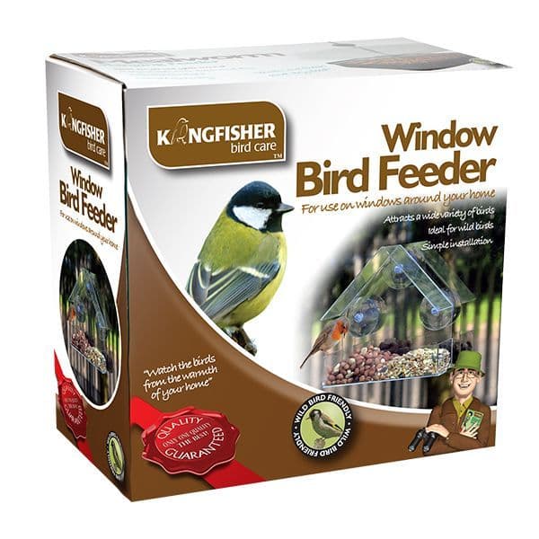 Window Bird Feeder Seed Nuts Wild Birds Kingfisher Bird Care