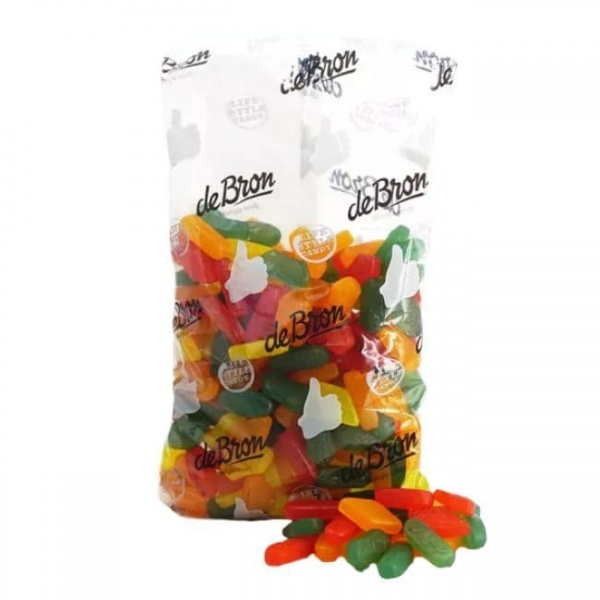 Wine Gums Gummy Sugar Free Jellies Gums Sweets De Bron 1kg