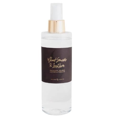 Wood Smoke & Leather Fragranced Room Home Spray 200ml Shearer Candles