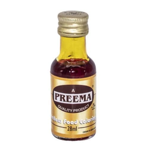 Yellow Food Colouring Preema 28ml
