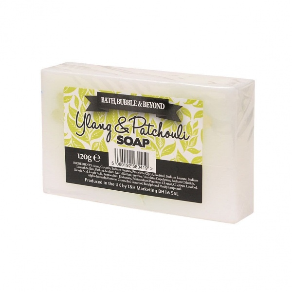 Ylang & Patchouli Glycerin Soap Slice - Bath Bubble & Beyond 120g