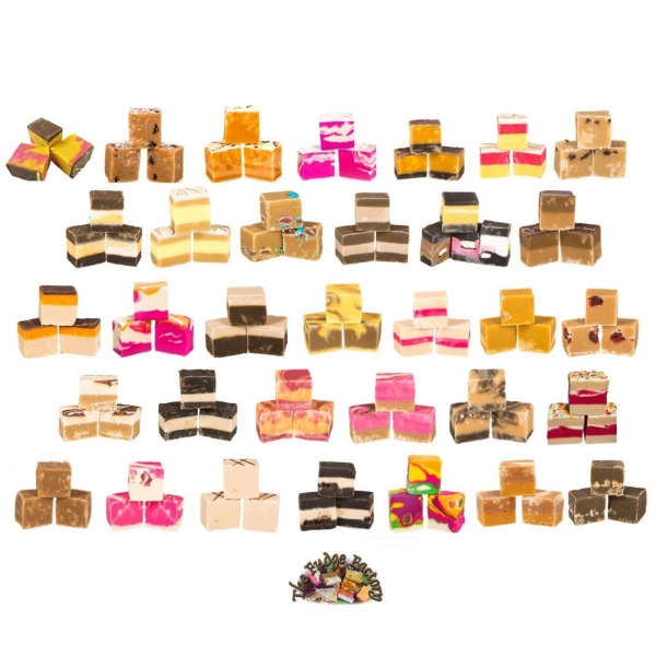 You Choose 3 Mixed Flavours Luxury Hand Made Fudge Factory 600g