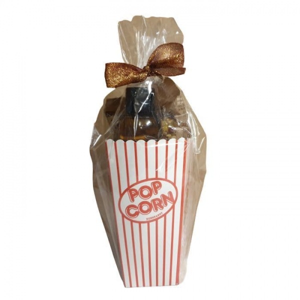 ZaraMama Popcorn Box Oil Gift Set (3 Popping Corns & Rapeseed Oil)