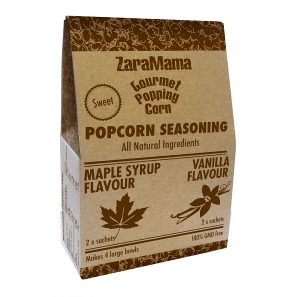 ZaraMama Sweet Popcorn Seasoning 40g - Maple Syrup & Vanilla Flavour