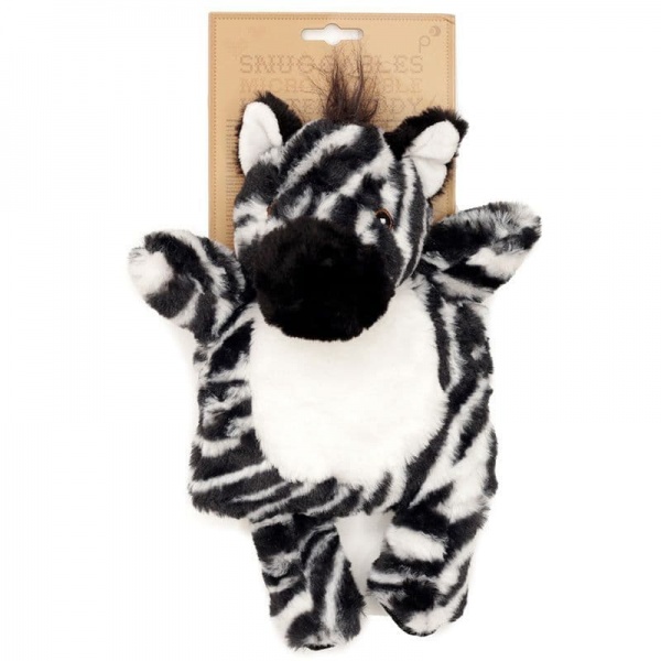 Zebra Plush Wheat & Lavender Heat Pack Puckator