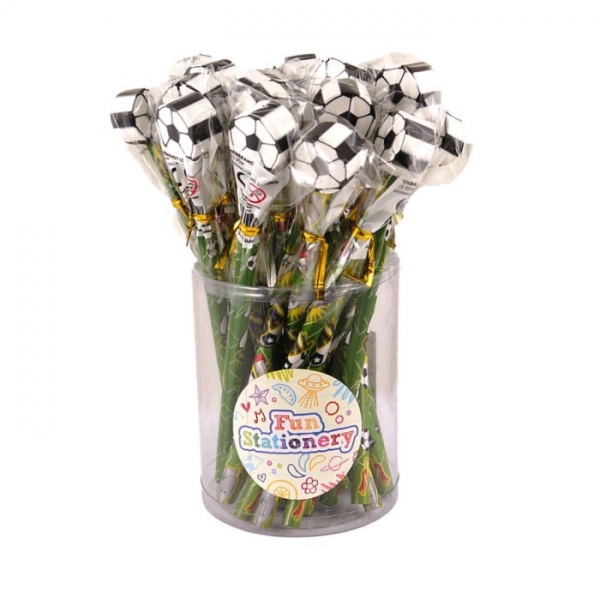 Assorted Designs Christmas Pencils With Erasers Rubbers Toppers